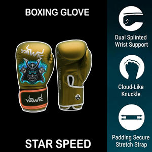 Gants de boxe en cuir véritable de haute qualité, légers, fermeture à boucle et crochet, durables, confortables, respirants, évacuant l'humidité - Product Image 3
