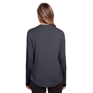 Custom Size 100% Cotton <b>Ladies</b> Custom Screen Printing Long Sleeve <b>Polo</b> <b>Shirt</b> Black - Product Image 5