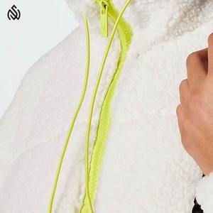 Chaquetas de moda Chaqueta de lana para exteriores para mujer Nueva llegada Diseño personalizado Chaqueta de lana polar Sherpa transpirable - Product Image 5