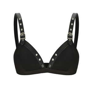 Top Corto de Encaje Estilo Gótico Punk para Mujer, Sexy, de Cuero, de Alta Calidad, con Control de Abdomen, para Discoteca, Fiesta, Bar, Venta al por Mayor - Product Image 5