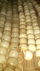 Cuentas de cristal de colores marfil hechas a medida, en tamaños grandes, adecuadas para diseñadores de joyería y Tiendas de Cuentas - Product Image 3