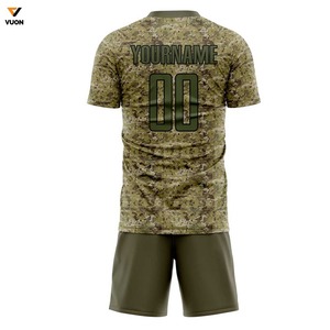 Venta al por mayor de ropa de fútbol personalizada de alta calidad de los hombres de fútbol Jersey Kits de fútbol Jersey conjuntos de uniformes de fútbol - Product Image 4