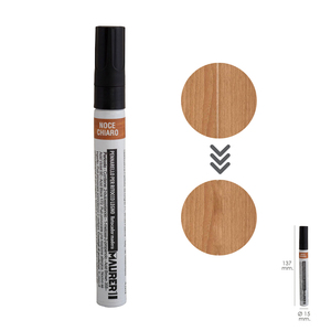 Marqueur professionnel pour retouches sur bois, couleur Noyer Clair - Product Image 1