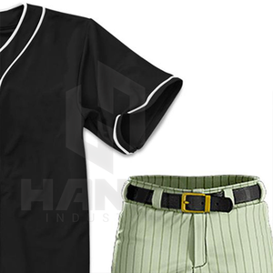Uniforme de béisbol personalizado unisex 100% poliéster conjuntos transpirables para deportes de equipo precio razonable de Pakistán - Product Image 5