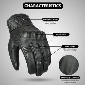 Vente en ligne - Gants de moto en cuir de qualité supérieure, imperméables, respirants, pour usage sportif, style unique, doigts entièrement couverts - Product Image 2