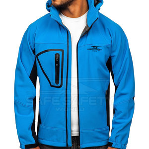Veste Softshell pour homme de la meilleure qualité coupe-vent imperméable d'hiver à col montant en polyester pour l'extérieur - Product Image 1