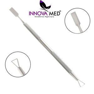 Empujador de Cutículas Profesional, Herramienta de Cuidado de Uñas de Acero Inoxidable, Instrumento de Manicura y Pedicura de Innovamed - Product Image 4
