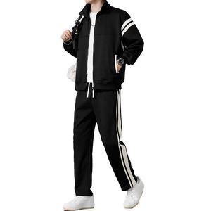 Sudadera ajustada para gimnasio para hombre, chándal con capucha y bolsillo con cremallera, conjuntos de estilo de invierno de talla grande, precio bajo, venta al por mayor, - Product Image 2