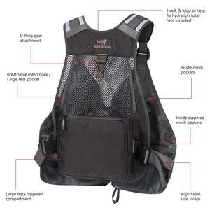 เสื้อกั๊กตกปลาคุณภาพพรีเมียม ผ้าแคนวาสกันน้ำ ไซส์ใหญ่พิเศษ สำหรับฤดูใบไม้ผลิ มีกระเป๋า ปรับขนาดได้ สำหรับผู้ชายและผู้หญิง - Product Image 5