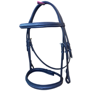 Bandeau de nez breveté de style Micklem équestre de qualité supérieure Forme de vague Bandeaux rembourrés surélevés Bride anatomique Équipement de cheval - Product Image 3