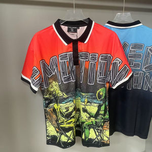 Camisa de hombre de estilo casual de lujo, estilo hip hop, con estampado informal y de tela gruesa, de la marca Factory's Luxury. - Product Image 6