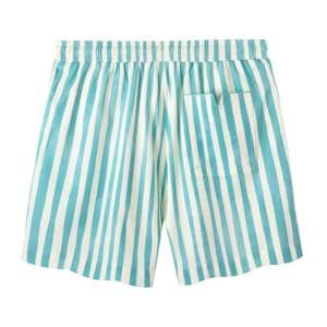 Short QUICK DRY homme Striper Maillot de bain bleu aquarelle poche zippée ceinture élastique et tissu écologique - Product Image 5
