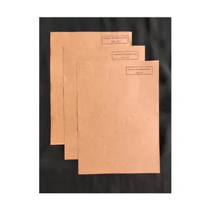 Distribuidor más vendido de papel artesanal acanalado de color marrón y blanco de calidad Mg reciclado para envolver a un precio conveniente