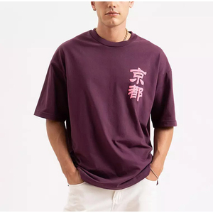 Vente en gros T-shirt imprimé surdimensionné de haute qualité avec logo personnalisé T-shirt imprimé bouffant avec logo 3d en mousse personnalisé pour hommes - Product Image 1