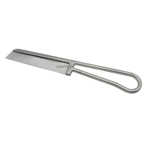 Scie à os chirurgicale ASTRIN AS-1684, longueur 185 mm, épaisseur de lame 0,3 mm, instrument chirurgical orthopédique manuel, ensemble CE - Product Image 2