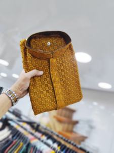 Exclusiva tendencia nueva llegada alta calidad Venta caliente elegante puro rayón viscosa pollo bordado trabajo hombres Kurta - Product Image 6