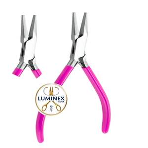 Pince à bec plat en acier inoxydable de qualité industrielle LUMINEX IMPEX pour la fabrication de bijoux, bricolage, rouge - Product Image 2