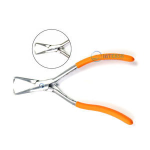 Pince à modeler pour extensions de cheveux à fusion de kératine, utilisation professionnelle en salon, acier inoxydable, outil micro-link OEM, vente en gros - Product Image 6