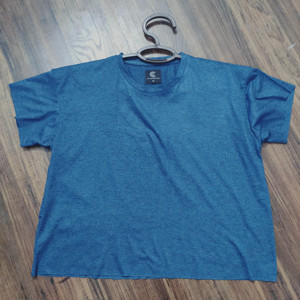 Proshah Boxy เสื้อยืดผู้หญิง,เสื้อยืดสตรีสีโรสโกลด์พีชผ้าฝ้ายความยาวปานกลาง100% - Product Image 3