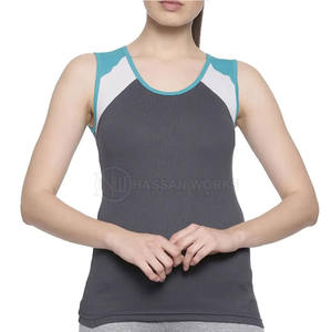 Camisetas de Tirantes Deportivas para Mujer al por Mayor, Ecológicas, de Secado Rápido, Antiencogimiento, Personalizadas, Transpirables, para Yoga, Fitness, con Logotipo Frontal - Product Image 1
