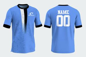 customize Short Sleeve Soccer Jersey Custom Colors 100% Polyester Breathable Quick Dry for All <b>Seasons</b> - Product Image 4