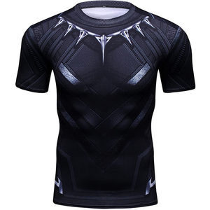 Camiseta de Protección Solar de Poliéster Lisa, Diseño Personalizado, Ropa de Gimnasio MMA - Product Image 1