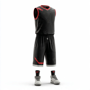 Ensemble de shorts de football et de basket-ball sans manches, uniforme de basket-ball à col en V, tenue d'équipe, costume de football réversible sans manches - Product Image 2