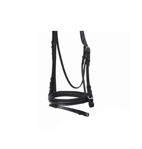 Bride de cheval en cuir noir de qualité supérieure, très vendue, avec bande de cristal, équitation, vente en gros, fabricant indien - Product Image 3