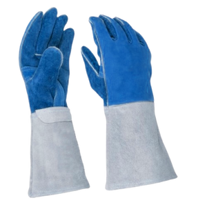 Gants de travail de sécurité en cuir de vachette pleine fleur et croûte de vachette haute performance pour soudage TIG, protection industrielle des mains - Product Image 2