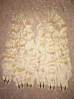 Cheveux vierges Remy indiens, tissage de cheveux humains blond vif, cuticules alignées, modèle 31, 100 % cheveux humains, 100 g, double trame, emballage