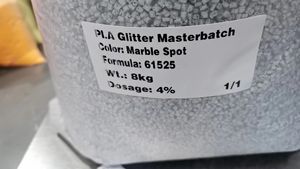 PLA PETG PP PC TPU 글리터 마스터 배치 클리어 블루 레드 그린 그레이 옐로우 컬러 플라스틱 원료 펠렛 공장 공급 - Product Image 6