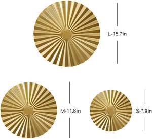 แผงโลหะตกแต่งผนังลายดอกไม้ดีไซน์หรูหราออกแบบด้วยความแม่นยำเหมาะสำหรับการตกแต่งบ้านที่ทันสมัย - Product Image 2