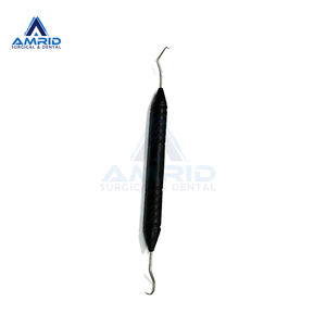 Kit de examen Dental CE negro de alta calidad, instrumentos de acero manuales reutilizables, equipos dentales - Product Image 3