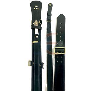 Premium Genuine Leather <b>Belt</b> with Alloy Buckle Commonwealth Repro Luxury Sam Browne Cowhide <b>Belt</b> with Shoulder Strap - Product Image 1