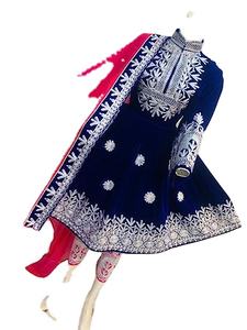 ชุดเดรส kuchi ชนเผ่าวินเทจสไตล์อัฟกานิสถาน/ปากีสถานชุดปาร์ตี้ kuchi แบบดั้งเดิมหลากสีชุดเดรส3020โคจิ - Product Image 3