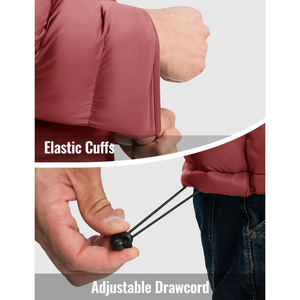 Chaquetas de Hombre Acolchadas Personalizadas de Alta Calidad 2025, Estilo Invernal, Diseño Combinado, Chaqueta Acolchada Informal con Capucha Larga para Hombre - Product Image 2