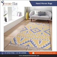 Ensembles de tapis en coton de qualité supérieure, doux, lisses, antidérapants, écologiques, brodés, pour chambre/salon, vente en gros