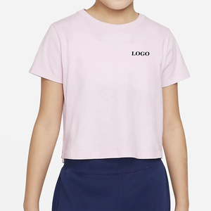 Garçons et filles coton enfants Sport culturel t-shirt bébé enfants couleur unie vierge logo personnalisé t-shirt à un prix abordable - Product Image 1