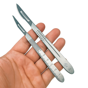 Mango de cuchillo de instrumento quirúrgico de acero inoxidable superventas, fuente de alimentación Manual, mango Manual médico duradero, mango de bisturí - Product Image 2