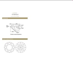 B2B D'Vins Jewels GIA Certified Diamante blanco suelto 1,02 CT Natural redondo G Color FL FLOW Pureza EX Cut Pulido - Product Image 4