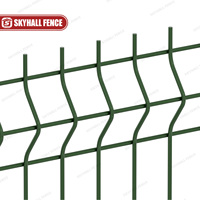Malla de Acero Galvanizado para Cercas de Carreteras con Curvatura en V, para Escuelas, Canchas Deportivas, Parques, Jardines, Enrejado de Alta Calidad, Modelado 3D, Naturaleza