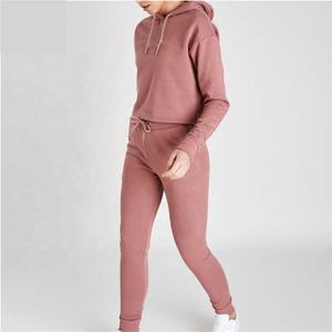 Ropa de entrenamiento de dos piezas ajustada personalizada para mujer, Joggers estampados ecológicos y chándal de invierno de talla grande, conjunto de 2 piezas - Product Image 5