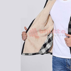 Sudadera con capucha personalizable para hombre, algodón básico mezclado con ropa de invierno gruesa y cálida, Sudadera con capucha Sherpa sólida de invierno de peso pesado personalizada - Product Image 6