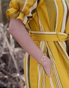 ชุดเดรสปาร์ตี้ยาวทำด้วยมือทำจากผ้าฝ้ายอินเดียชุดเดรสแฟชั่นสำหรับผู้หญิงพิมพ์ลายดอกไม้ของขวัญเจ้าสาว - Product Image 5