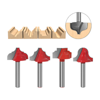 Fraise à tige de 6MM pour sculpture sur bois, extrémité ouverte pour sculpture sur dentelle, mèche de routeur CNC en carbure de tungstène 3D pour insertion de bois
