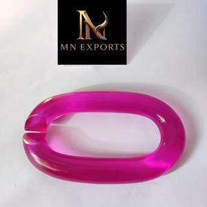 MN EXPORTS งานศิลปะตกแต่งผนังรูปวงรีเรซิ่นดีไซน์ทันสมัย ทำด้วยมือ สำหรับตกแต่งบ้านสไตล์ร่วมสมัย - Product Image 1