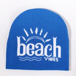 Logo personnalisé 100% acrylique Jacquard Beanie chapeaux hiver bonnet en tricot avec un nouveau style pour les voyages décontractés - Product Image 4