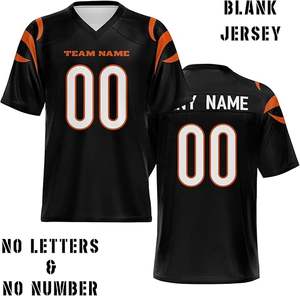 เสื้อฟุตบอลอเมริกันดีไซน์ใหม่ ฤดูกาลใหม่ เสื้อทีมเบียร์ส ขายส่ง ระบายอากาศได้ดี แฟชั่นสั่งทำได้ - Product Image 4