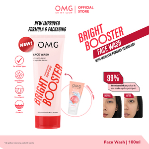 OMG Oh My Glow Bright Booster Nettoyant Visage 100 ml, Nettoyant Visage Vitamine C en Gros 50 ml pour une Peau Éclatante - Product Image 2