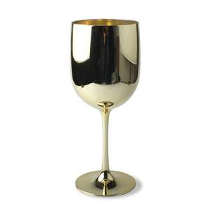 Verre à vin en acier inoxydable de luxe moderne sur mesure, argent mat, fait à la main, incassable, capacité de 550 ml, pour hôtel et utilisation en fête - Product Image 5